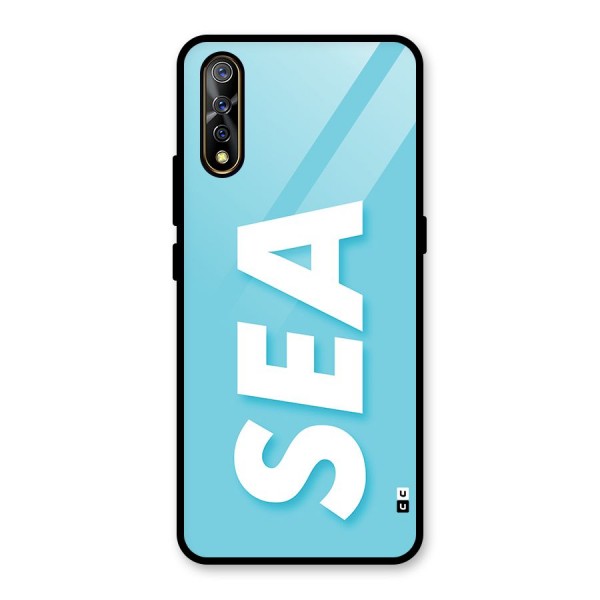 Aqua Sea Glass Back Case for Vivo Z1x