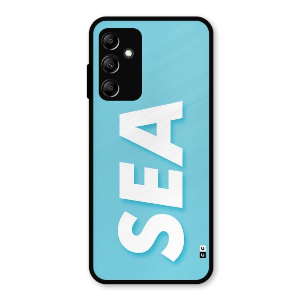 Aqua Sea Metal Back Case for Galaxy A14 5G