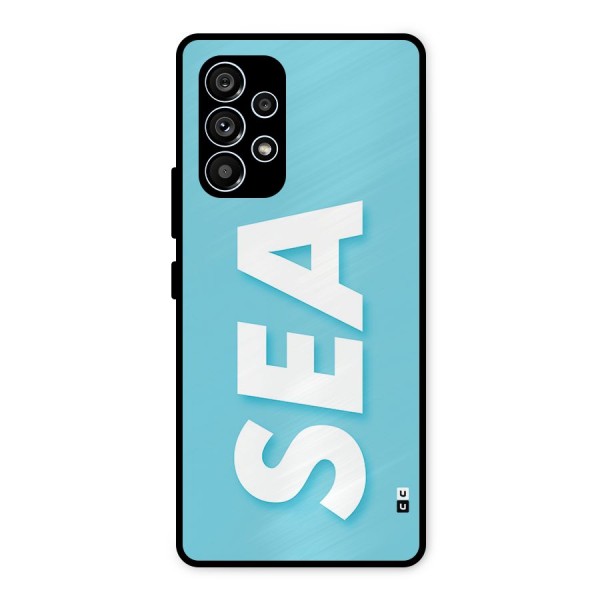 Aqua Sea Metal Back Case for Galaxy A53 5G