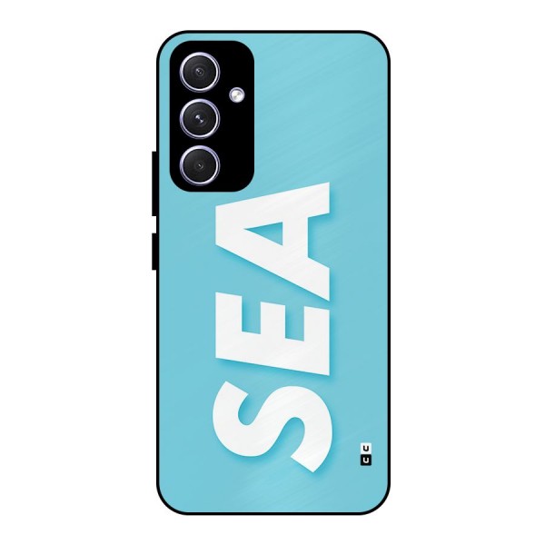 Aqua Sea Metal Back Case for Galaxy A54