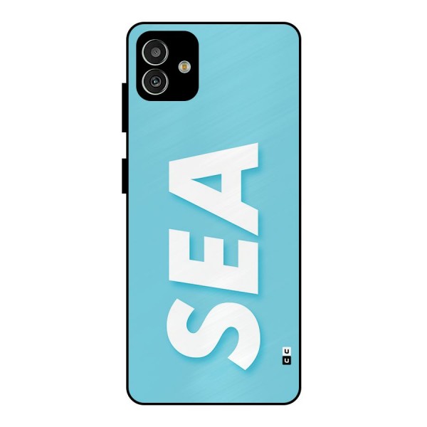 Aqua Sea Metal Back Case for Galaxy M13 5G