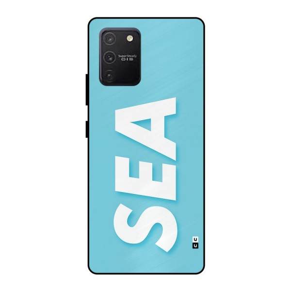 Aqua Sea Metal Back Case for Galaxy S10 Lite