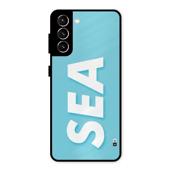 Aqua Sea Metal Back Case for Galaxy S21 5G