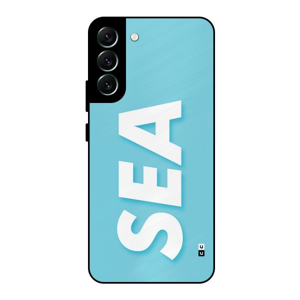 Aqua Sea Metal Back Case for Galaxy S22 Plus 5G