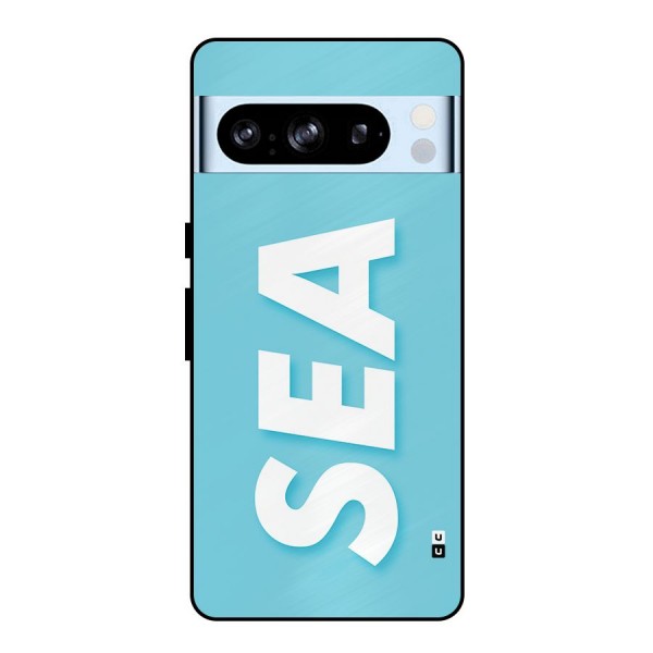 Aqua Sea Metal Back Case for Google Pixel 8 Pro