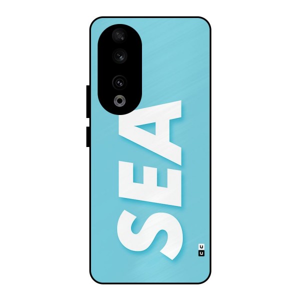 Aqua Sea Metal Back Case for Honor 90