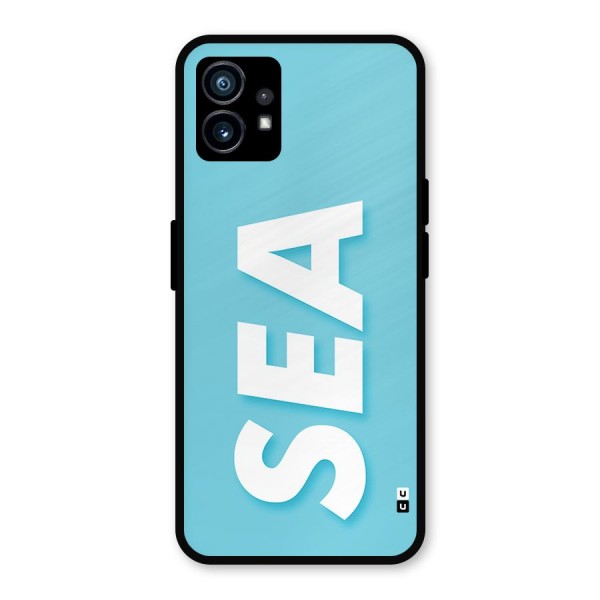 Aqua Sea Metal Back Case for Nothing Phone 1