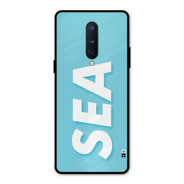 Aqua Sea Metal Back Case for OnePlus 8