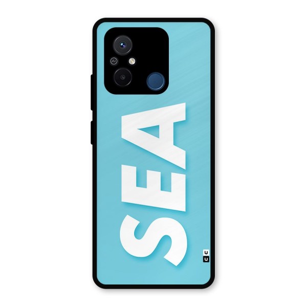 Aqua Sea Metal Back Case for Poco C55