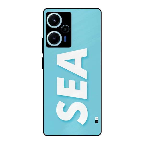 Aqua Sea Metal Back Case for Poco F5