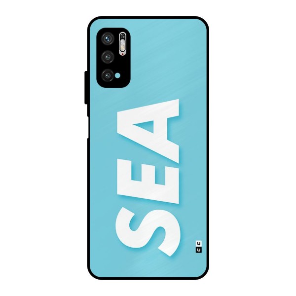 Aqua Sea Metal Back Case for Poco M3 Pro 5G