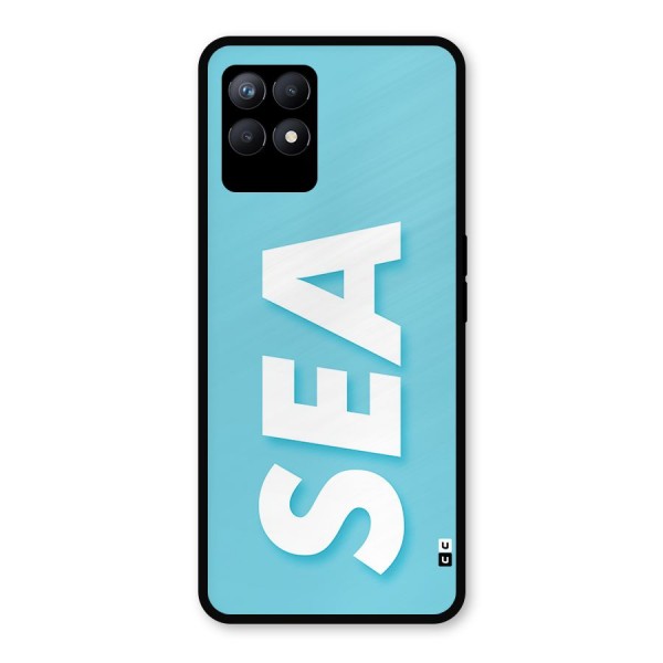 Aqua Sea Metal Back Case for Realme 8i