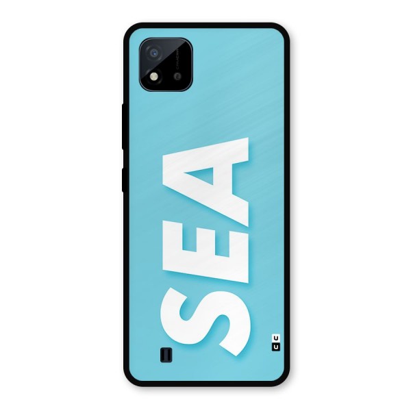 Aqua Sea Metal Back Case for Realme C11 2021