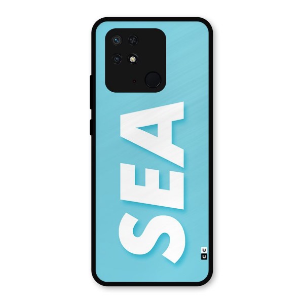 Aqua Sea Metal Back Case for Redmi 10