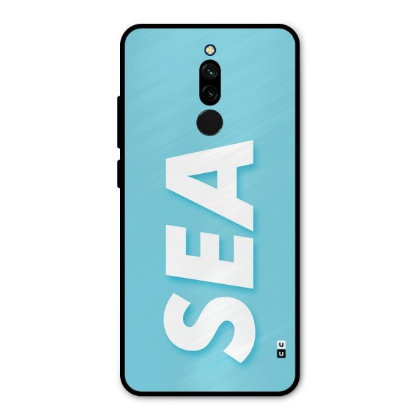 Aqua Sea Metal Back Case for Redmi 8