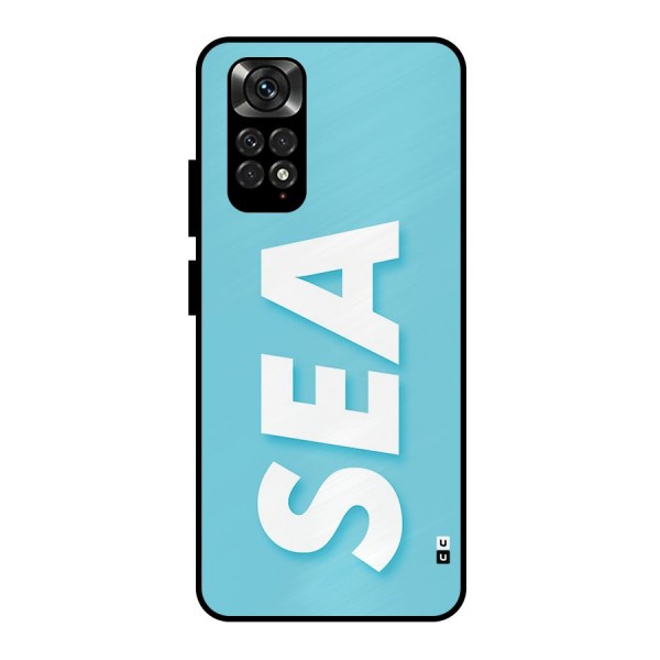 Aqua Sea Metal Back Case for Redmi Note 11 Pro