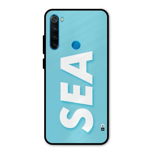 Aqua Sea Metal Back Case for Redmi Note 8