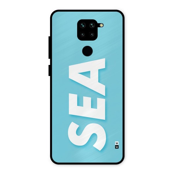 Aqua Sea Metal Back Case for Redmi Note 9