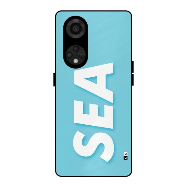 Aqua Sea Metal Back Case for Reno8 T 5G