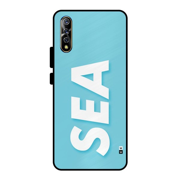 Aqua Sea Metal Back Case for Vivo S1