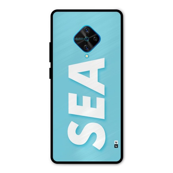 Aqua Sea Metal Back Case for Vivo S1 Pro