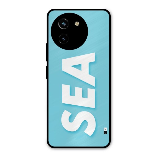 Aqua Sea Metal Back Case for Vivo T3x