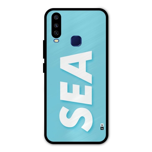 Aqua Sea Metal Back Case for Vivo U10