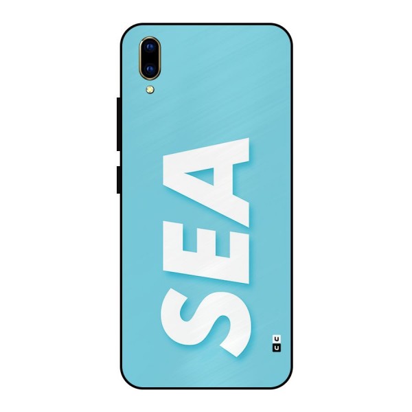 Aqua Sea Metal Back Case for Vivo V11 Pro