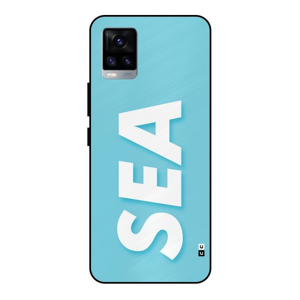 Aqua Sea Metal Back Case for Vivo V20