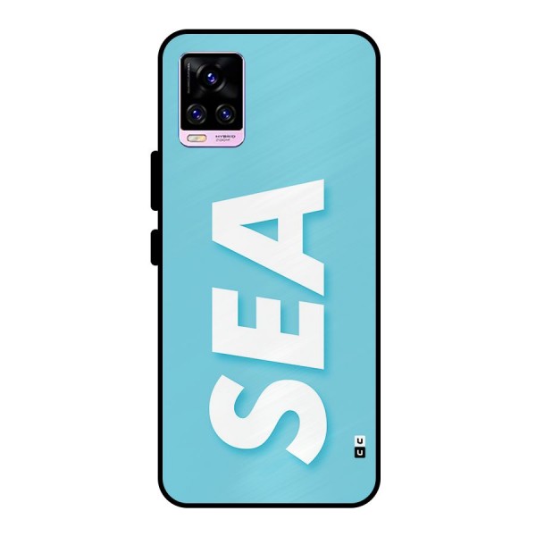 Aqua Sea Metal Back Case for Vivo V20 Pro