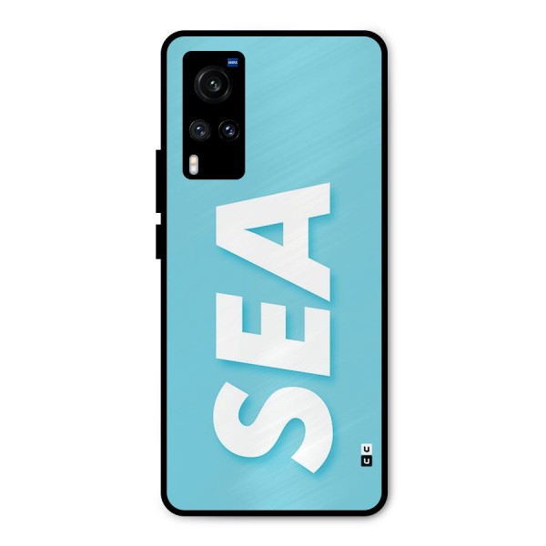 Aqua Sea Metal Back Case for Vivo X60