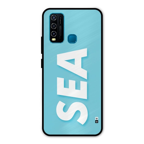 Aqua Sea Metal Back Case for Vivo Y30