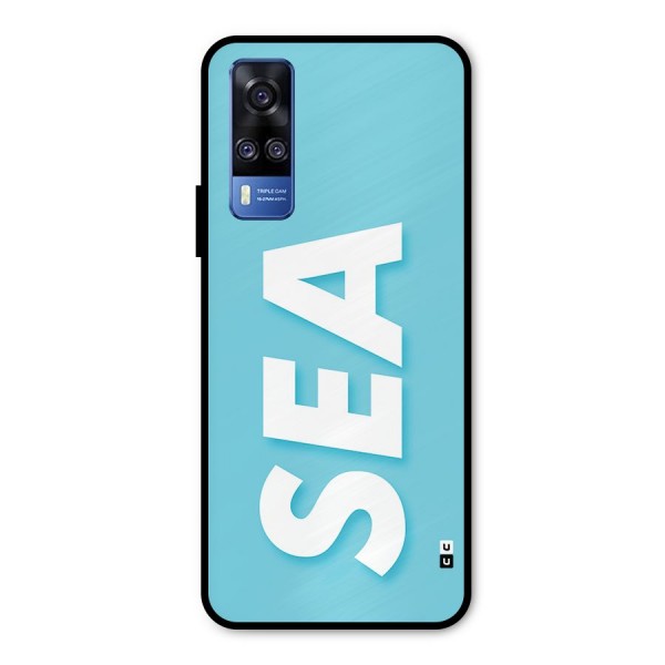 Aqua Sea Metal Back Case for Vivo Y31