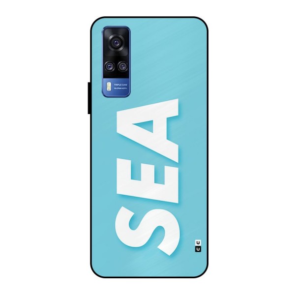 Aqua Sea Metal Back Case for Vivo Y51