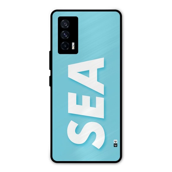 Aqua Sea Metal Back Case for iQOO 7 5G