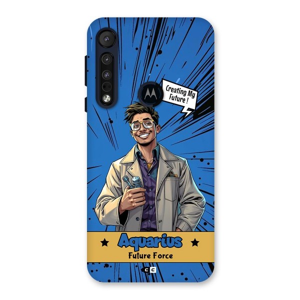 Aquarius Force Back Case for Motorola One Macro