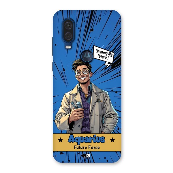 Aquarius Force Back Case for Motorola One Vision