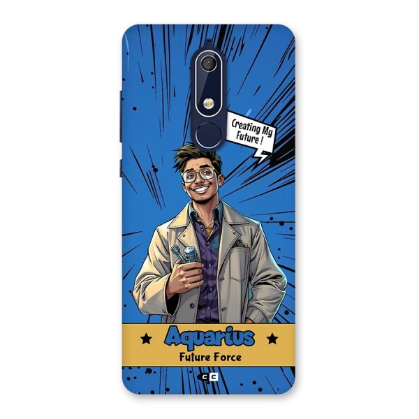 Aquarius Force Back Case for Nokia 5.1