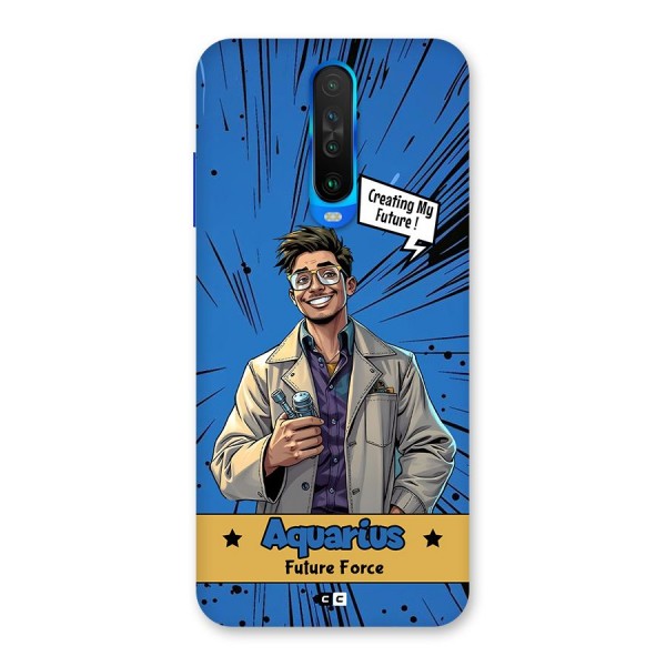 Aquarius Force Back Case for Poco X2