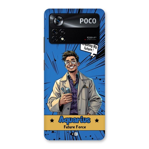 Aquarius Force Back Case for Poco X4 Pro 5G