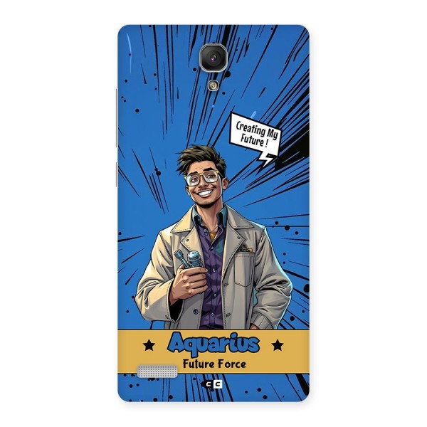 Aquarius Force Back Case for Redmi Note