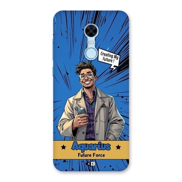 Aquarius Force Back Case for Redmi Note 5