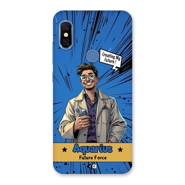 Aquarius Force Back Case for Redmi Note 6 Pro