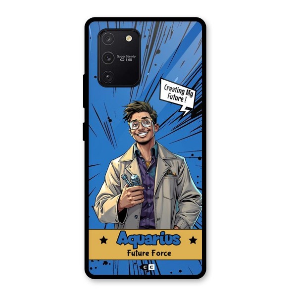 Aquarius Force Glass Back Case for Galaxy S10 Lite