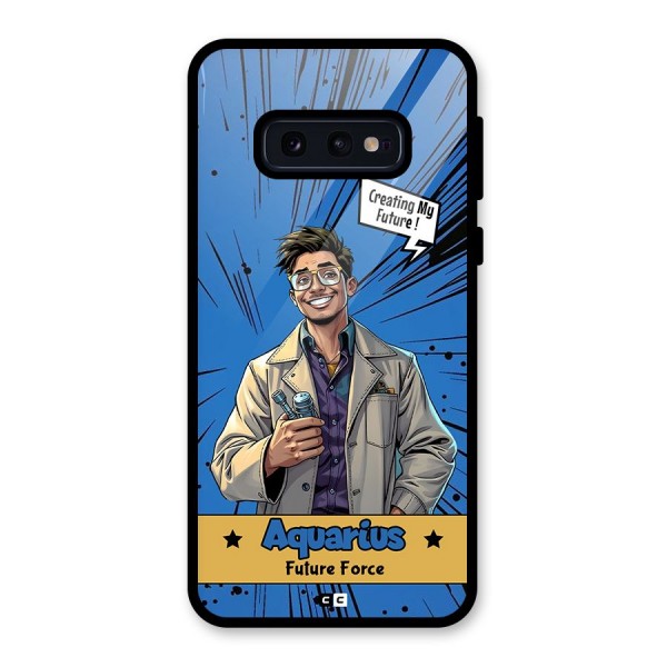 Aquarius Force Glass Back Case for Galaxy S10e