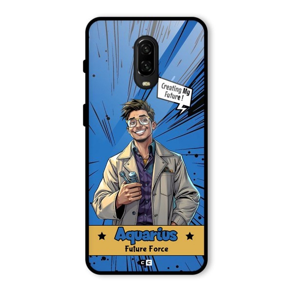 Aquarius Force Glass Back Case for OnePlus 6T