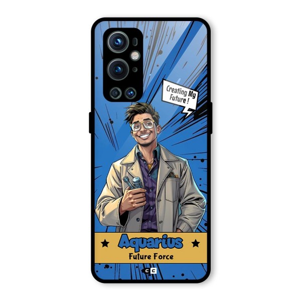 Aquarius Force Glass Back Case for OnePlus 9 Pro