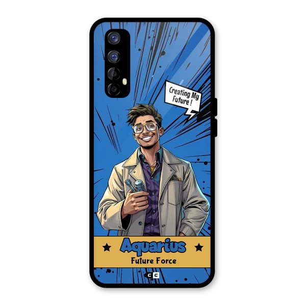 Aquarius Force Glass Back Case for Realme 7