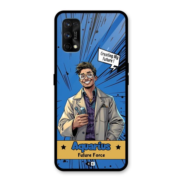 Aquarius Force Glass Back Case for Realme 7 Pro