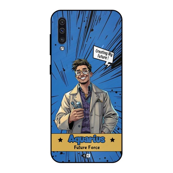 Aquarius Force Metal Back Case for Galaxy A50